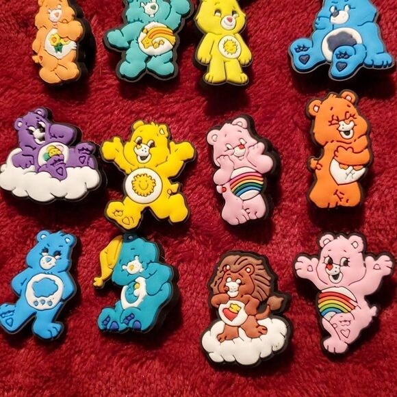 17 Care Bears 80's‎ Cartoons Crocs Jibbitz Shoe Charms - Picture 3 of 3